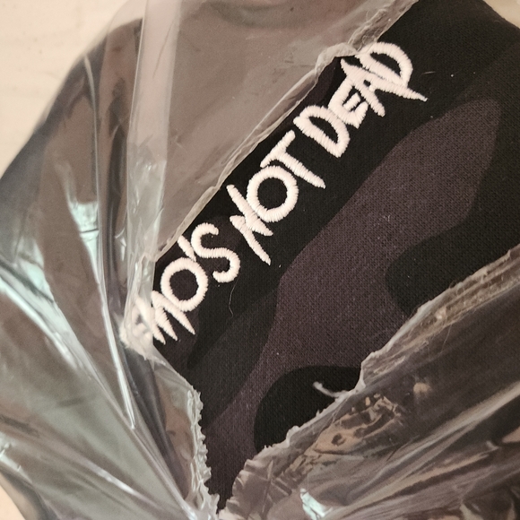 Emo Not Dead Black Camo Hoodie - Picture 4 of 5